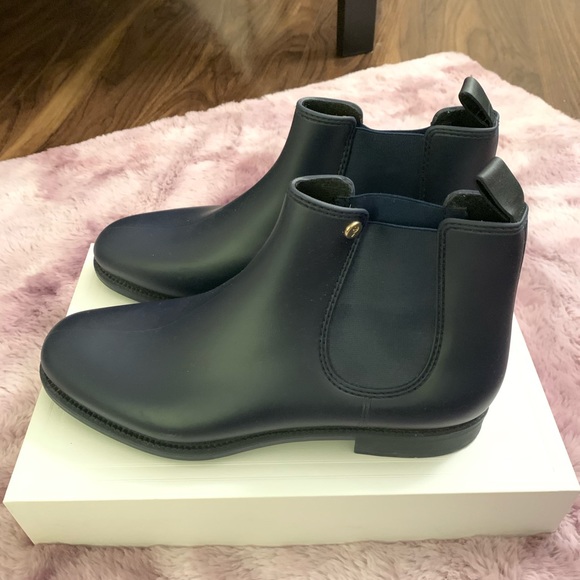 Waterproof Booties in Navy - Picture 3 of 6